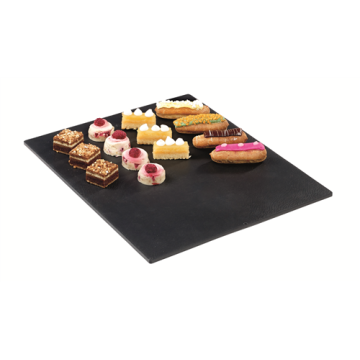 15 Plaques de présentations texture Ardoise GN 1/2 - 265x325x7 mm