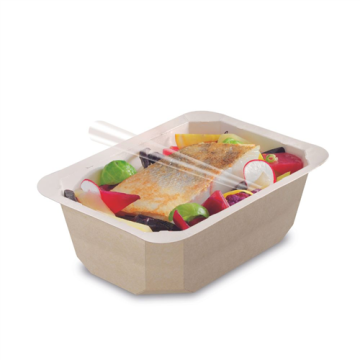 60 Barquettes FOOD K MAP 1000 ml carton Décor Naturel 192x137x57mm Passe au FOUR