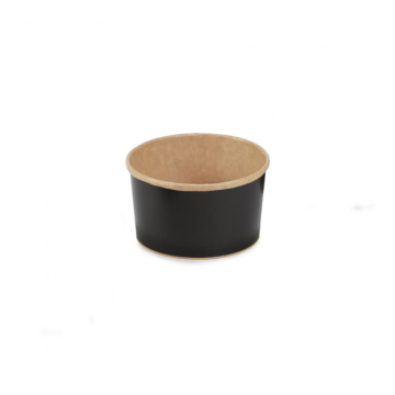 500 Bols à salade Puro 23 cl Noir/Kraft Ø 9.5 cm Ht 5.5 cm