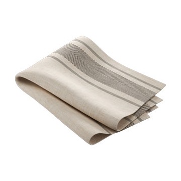 250 Towel Napkins Malia Noir 38 x 54cm