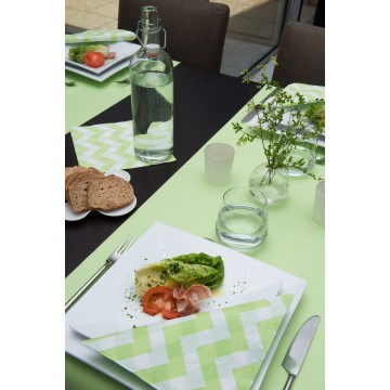 Tête à tête non tissé Chartreuse 0.40 x 24 mts pré-découpé tous les 30 cm