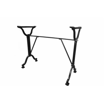 Piètement RETRO GM Ht 71 cm pied latéral, fonte noir