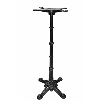 Piètement RETRO 4 b Mange debout Ht 110cm piètement central, fonte noir