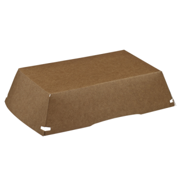 100 Couvercles carton pour assiette Quartz 160x100 mm