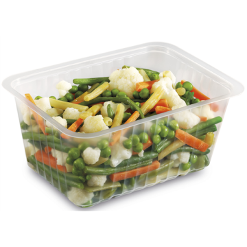 110 Barquettes Translucides 1500 ml 19.2 x 13.7  x 8.6 cm