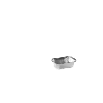 100 Barquettes Aluminium 12.9 x 8.7 Ht 4 cm - 225 ml