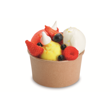 50 pots à dessert POKEPACK carton kraft 250 ml Ø 96 mm Ht 52 mm