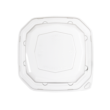 50 couvercles pour boîte Octabagasse 188140 160x160x39mm rPET Transparent