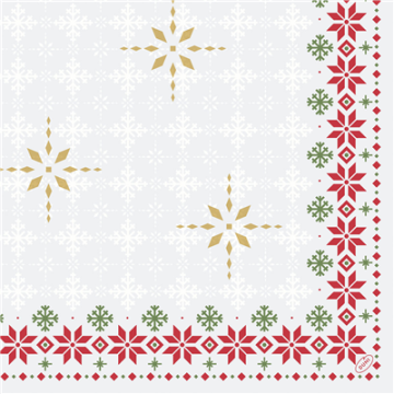 60 Serviettes DUNISOFT Tradition 40x40 cm